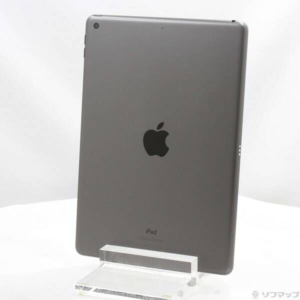 中古品〕 iPad 第7世代 128GB スペースグレイ MW772J／A Wi-Fi【262】