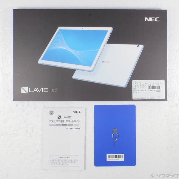 中古品〕 LAVIE Tab E TE510／JAW 64GB ホワイト PC-TE510JAW Wi-Fi