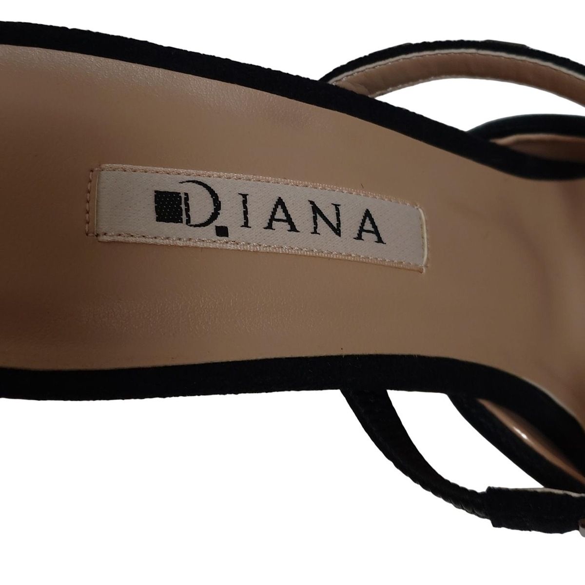  DIANA ダイアナ ミュール 24 レディース - 黒 スタッズ ミュール サンダル ミュール