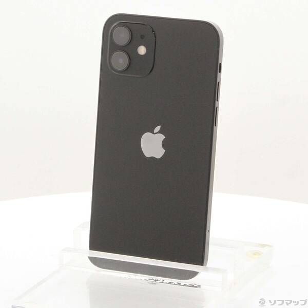 〔 品〕 iPhone 12 64 GB ブラック MGHN 3 J A SIMフリー 251