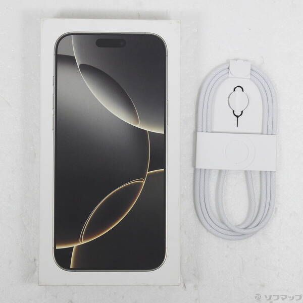  〔 〕 iPhone 16 Pro Max 256 GB ナチュラルチタニウム 3 N 531 J A SIMフリー 196 スマートフォン本体 スマートフォン 携帯電話