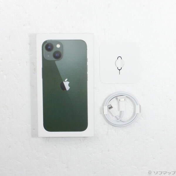 中古品〕 iPhone13 128GB グリーン MNGG3J／A SIMフリー【262】 - メルカリ