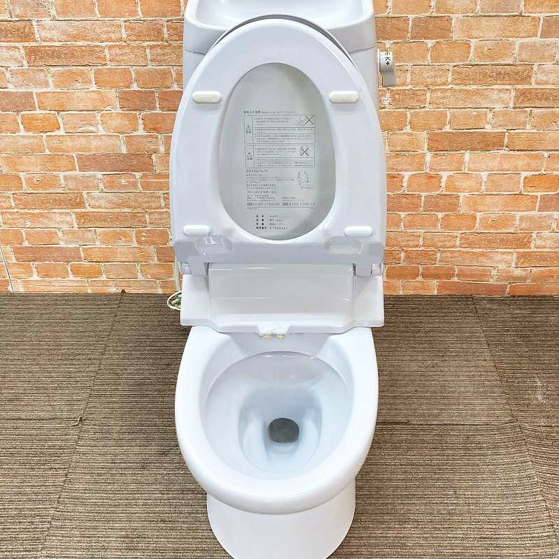 品 動作品 INAX Newベーシア トイレ洋式便器 床下排水 C-270 S ウォシュレット一体型タンク DT-4871 BB 7 ブルーグレー 24 L