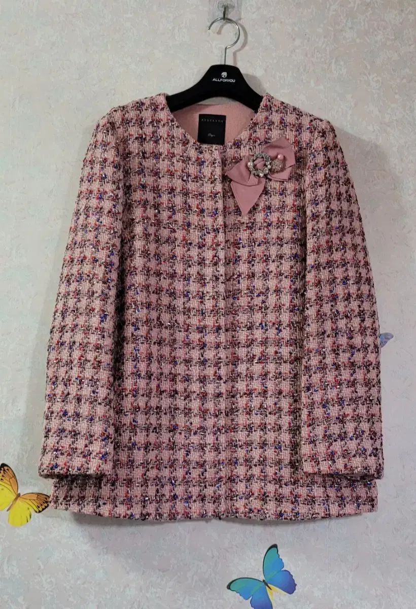 RENEEVON レニボン ピンク 쁘레쥬 ツイード ジャケット