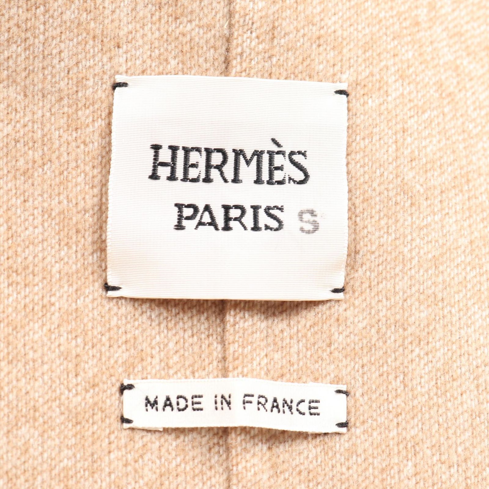  エルメス HERMES ベスト ロングベスト ホワイト カシミヤ ロングジレ ベルト付き レディース A ベスト ジレ ベスト ジレ ビスチェ