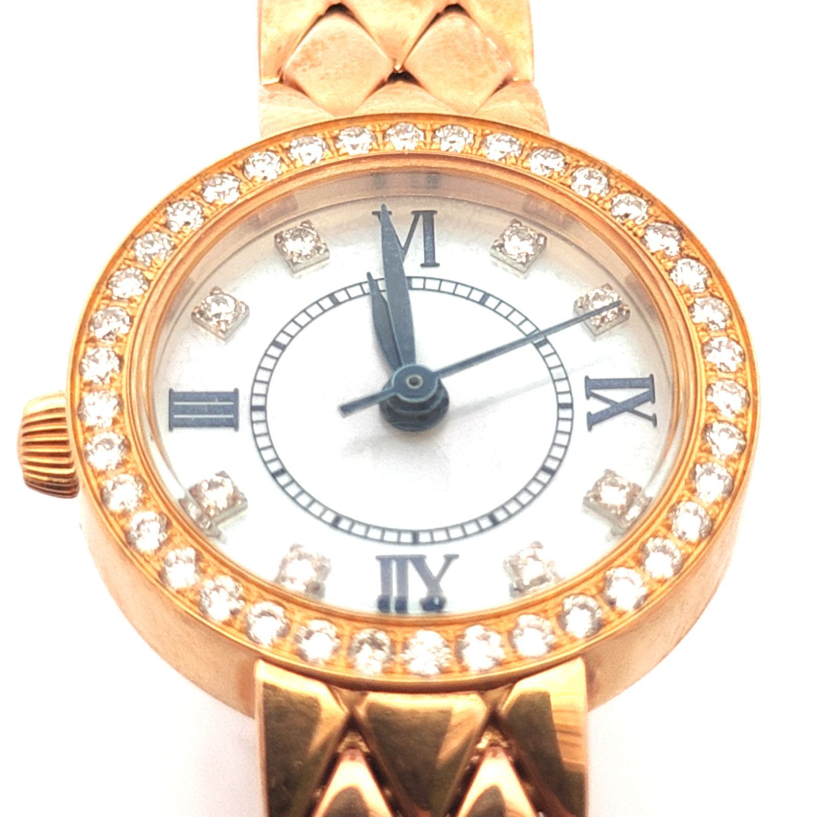 レディース時計 Lunage 天然ダイヤモンド0.5 ct付き