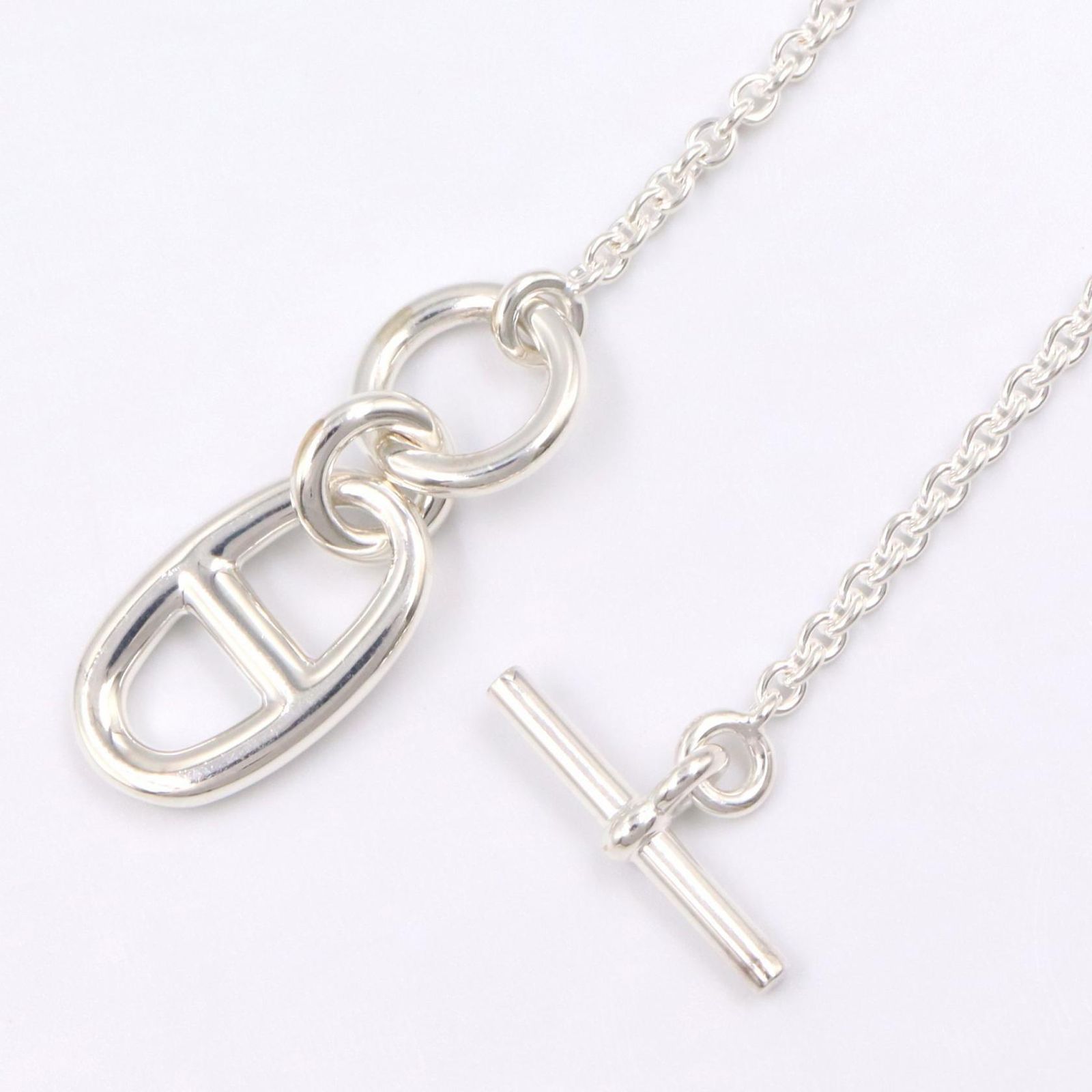 エルメス HERMES ネックレス シェーヌダンクルネックレス 首回り40