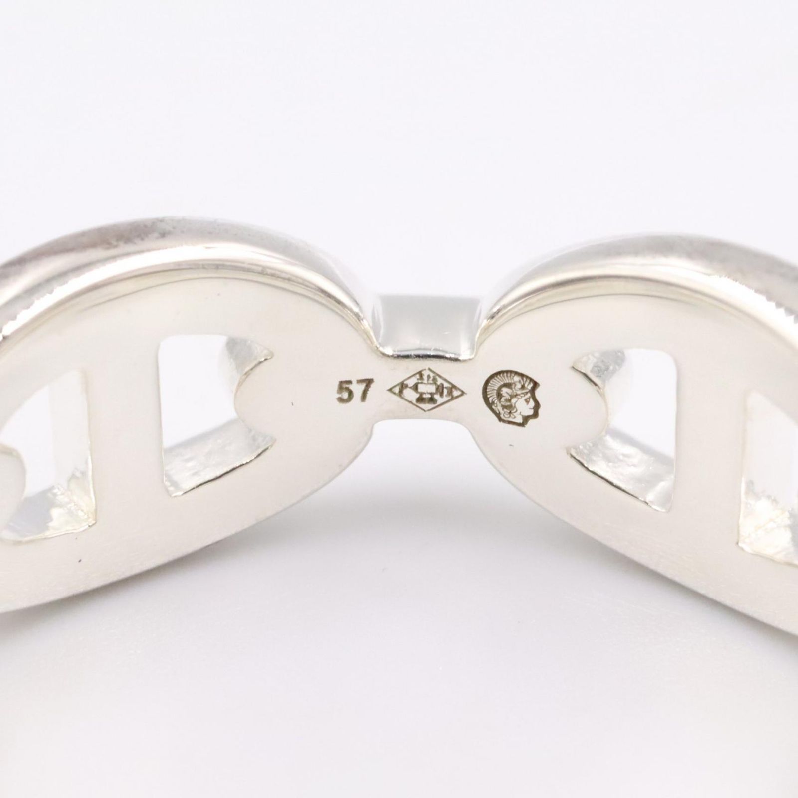 エルメス HERMES リング・指輪 アンシェネ PM リング シルバー925