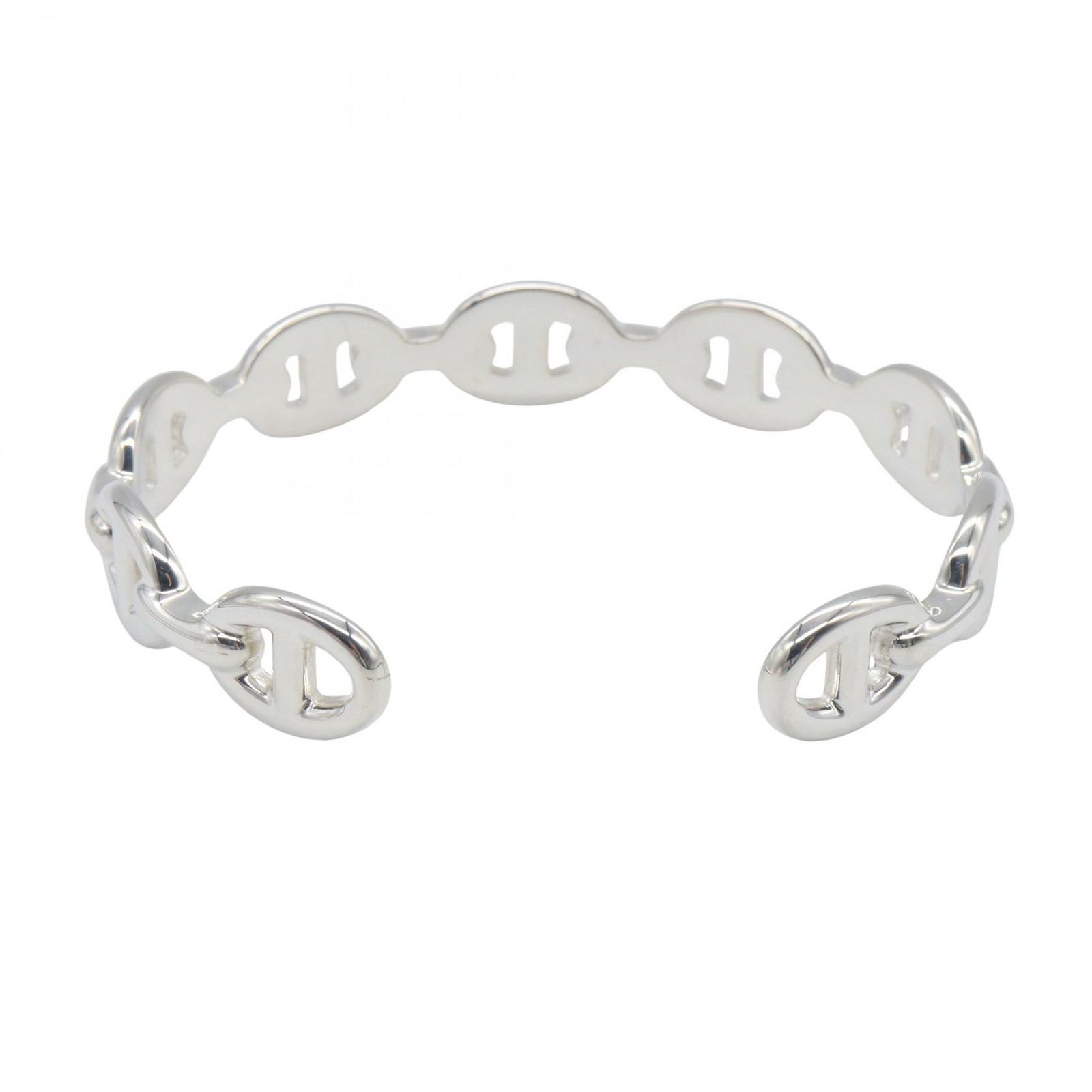 エルメス HERMES バングル シェーヌダンクル アンシェネ 腕回り15㎝ シルバー925 シェーヌダンクルアンシェネ レディース A