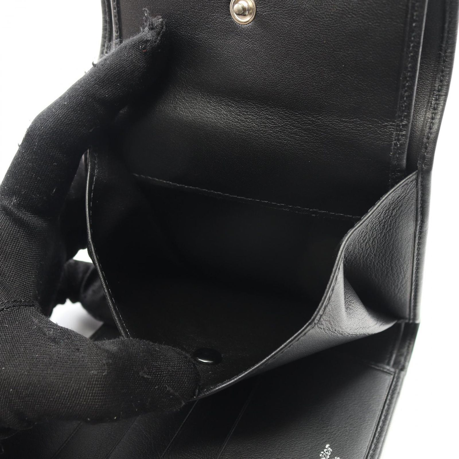 レザー 三つ折財布