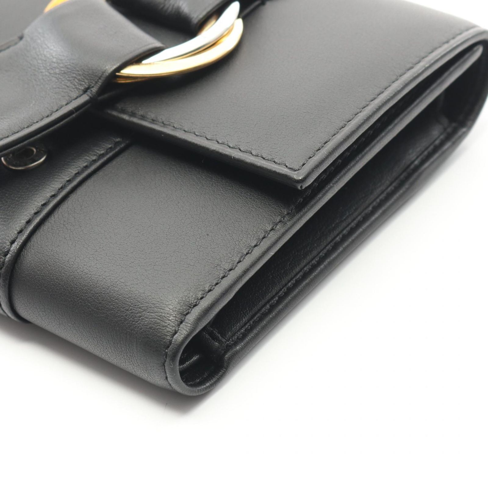 レザー 三つ折財布