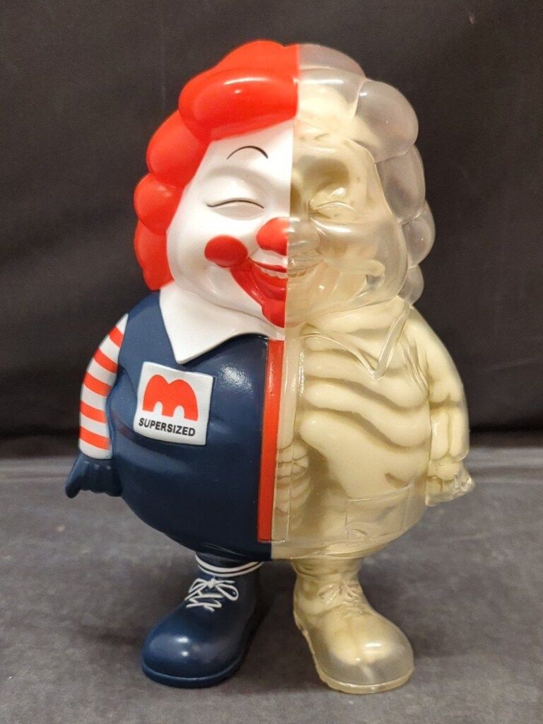 RONENGLISH MC SUPERSIZED X RAYMC 赤髪 内臓クリーム成型 胸マーク赤 紺服