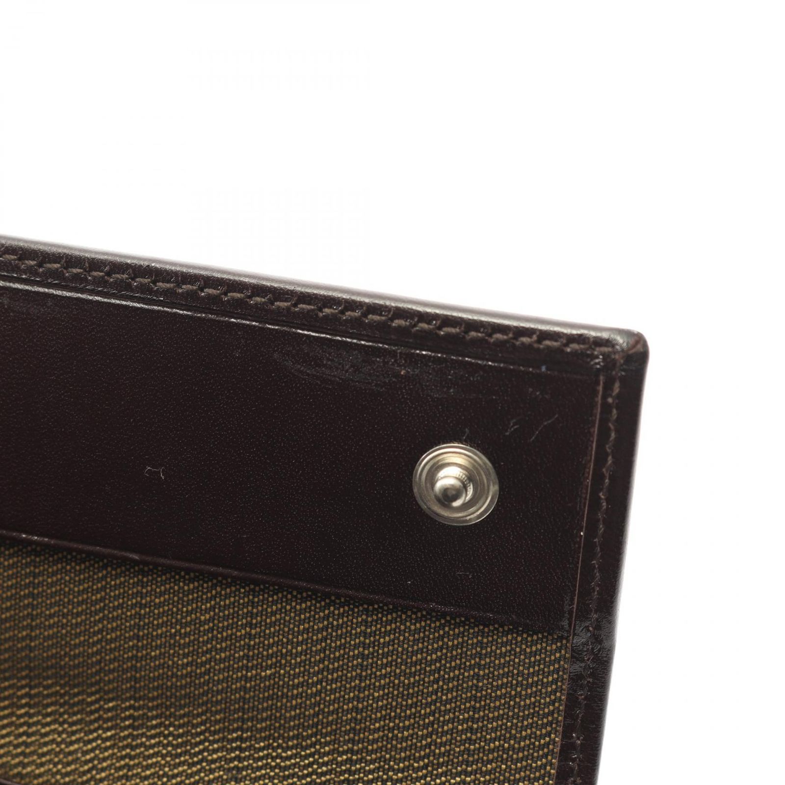 フェンディ FENDI キーケース ズッカ ブラック/ダークブラウン