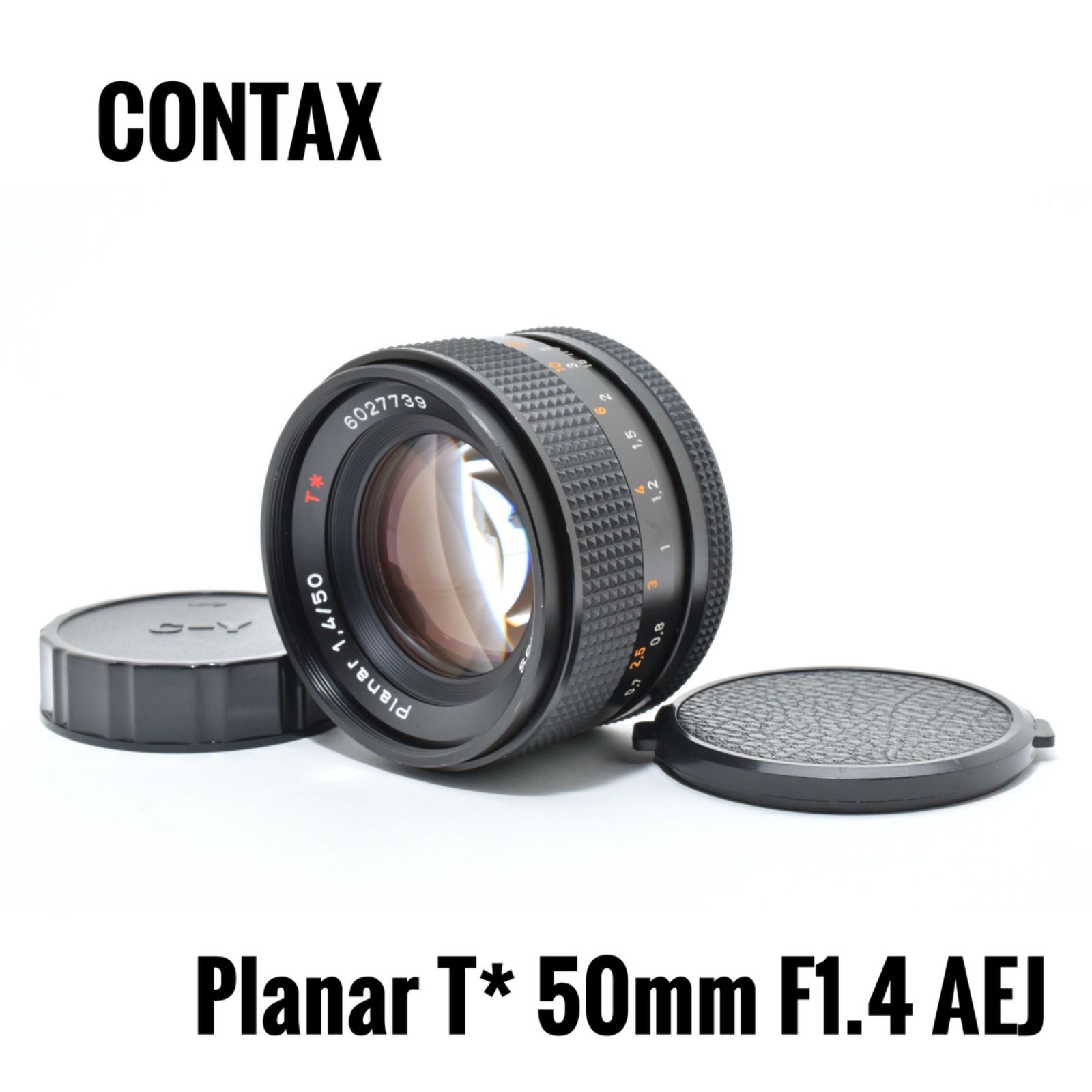 コンタックス CONTAX Planar T* 50mm F1.4 AEJ 単焦点レンズ - メルカリ