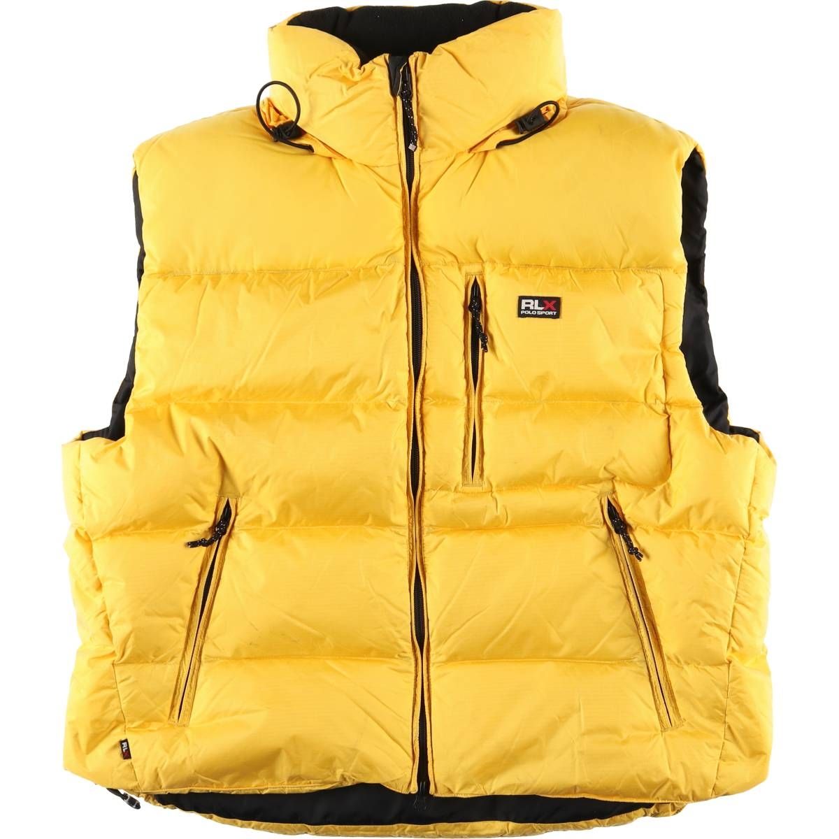 古着 ラルフローレン Ralph Lauren RLX アールエルエックス リップストップ ダウンベスト メンズXXL相当 eaa 599169