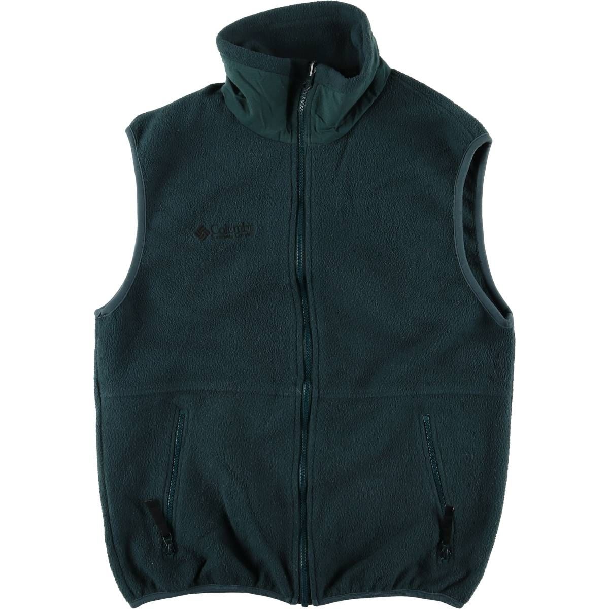 古着 90 00年代 コロンビア Columbia リップストップ フリースベスト メンズM相当 ヴィンテージ eaa 599171