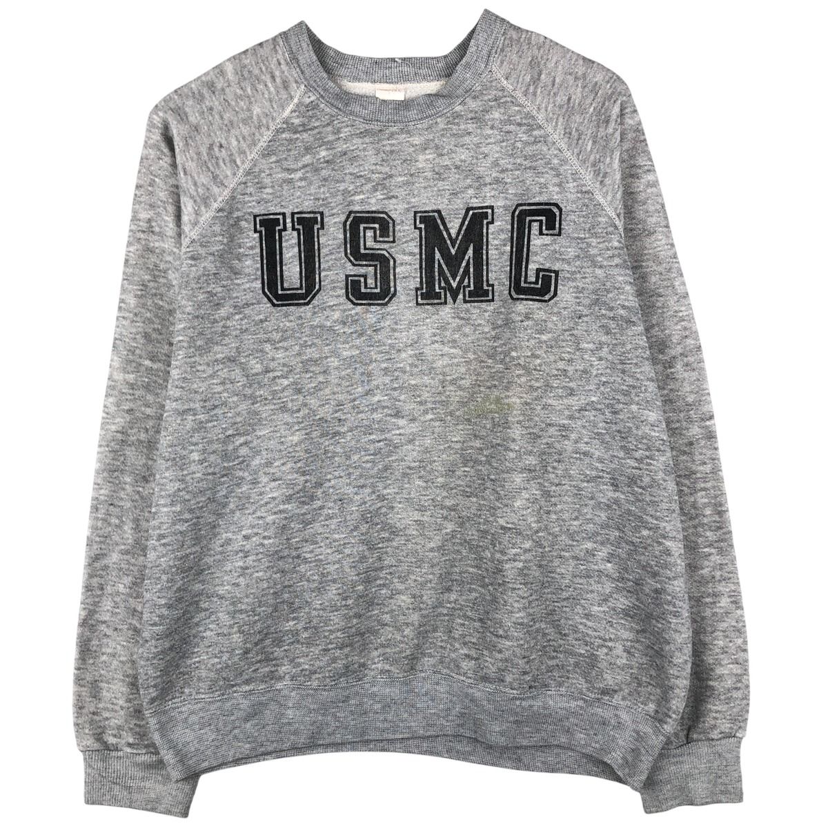 古着 プリントスウェットシャツ USA製 70年代 Sports Wear トレーナー 