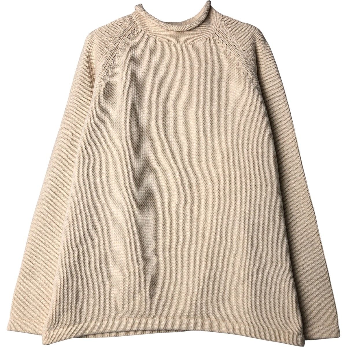 古着 ジェイクルー J.Crew ロールネック コットンニットセーター メンズXL相当 eaa 599512