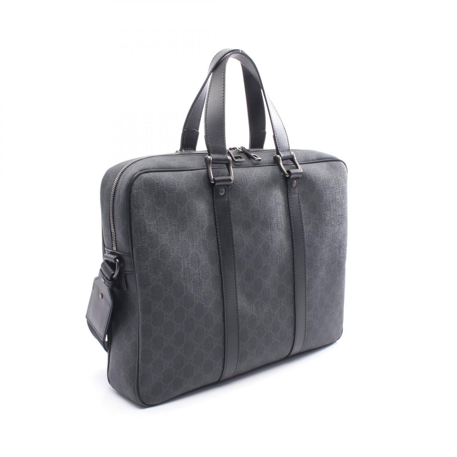 グッチ GUCCI ビジネスバッグ GGスプリーム 337081 ブラック PVC 