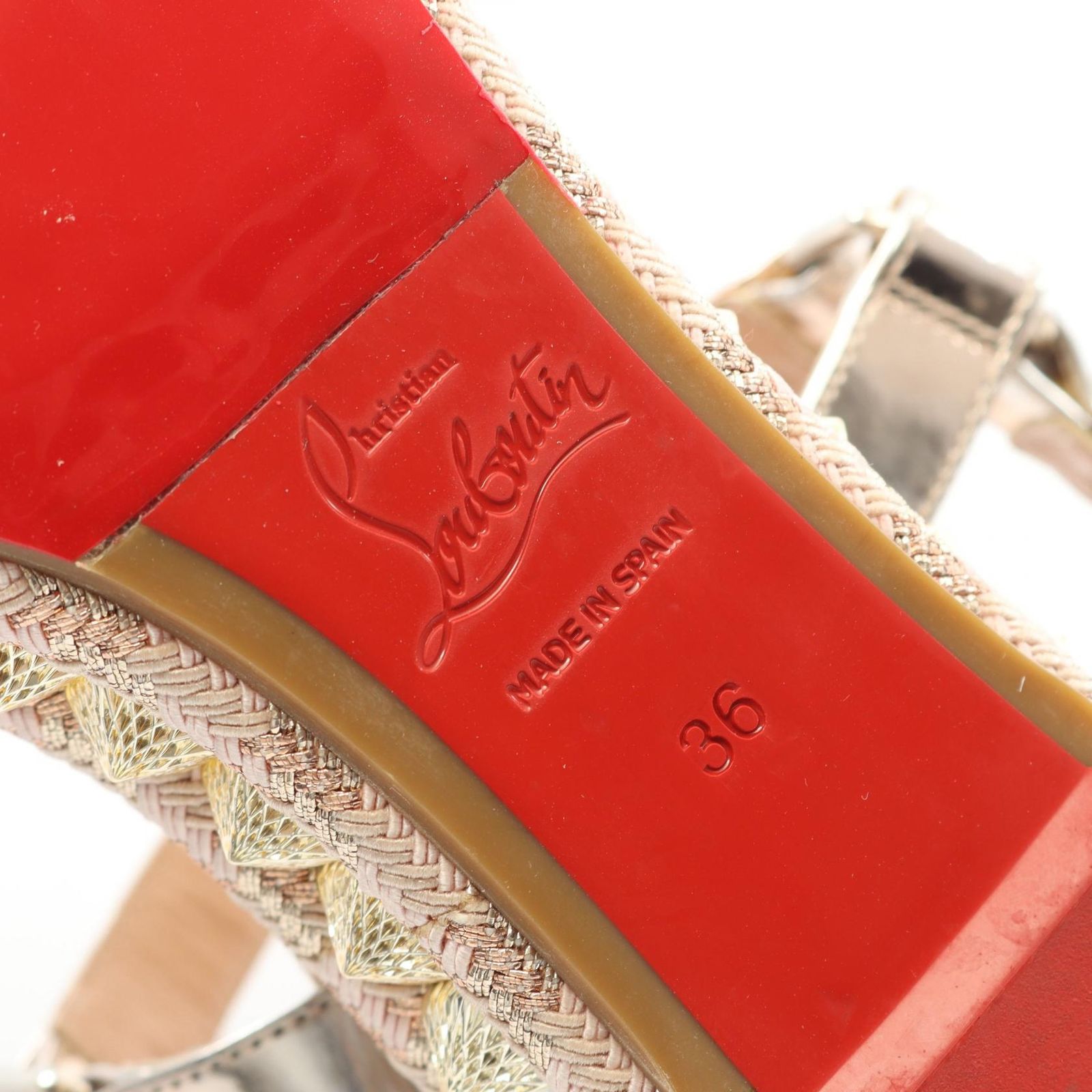  クリスチャンルブタン Christian Louboutin サンダル PYRACLOU ピラクルー レザー レディース B サンダル サンダル ミュール