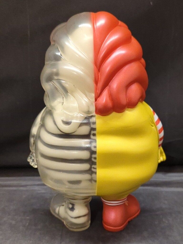 SECRETBASE RON ENGLISH X-RAY MC SUPER SIZED LA Ver. 日本版 クリア成型 メタ赤 黄 白塗装