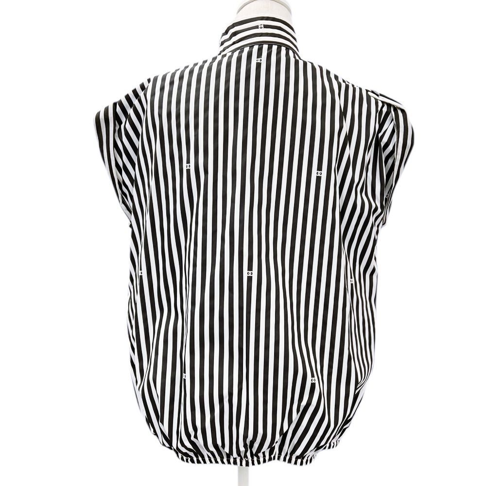 CHANEL シャネル ココビーチストライプベスト サイズ36