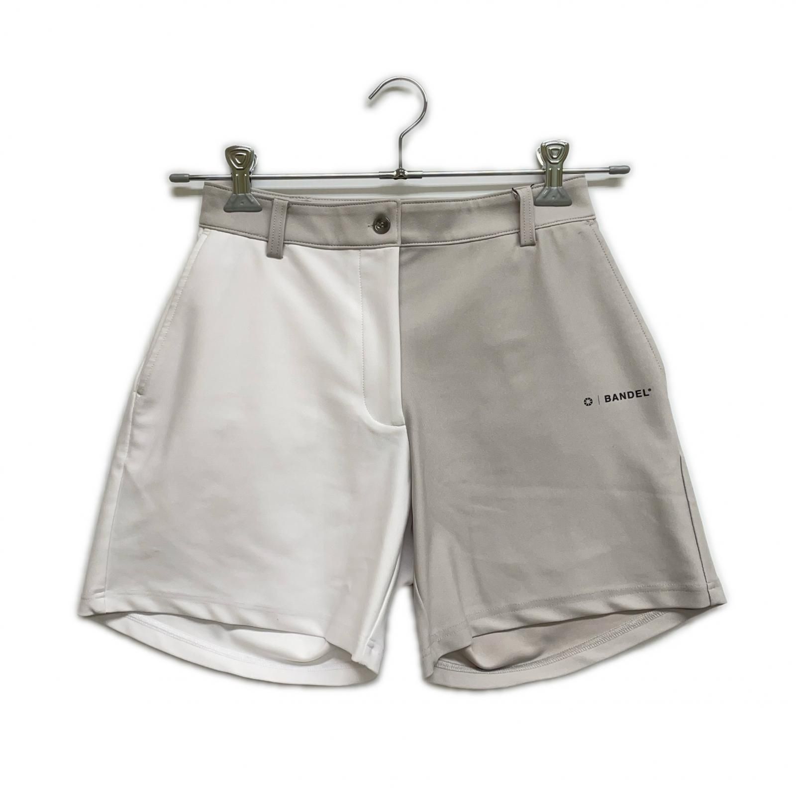 レディース バンデル BANDEL ショートパンツ 2 M 白×グレー 春夏
