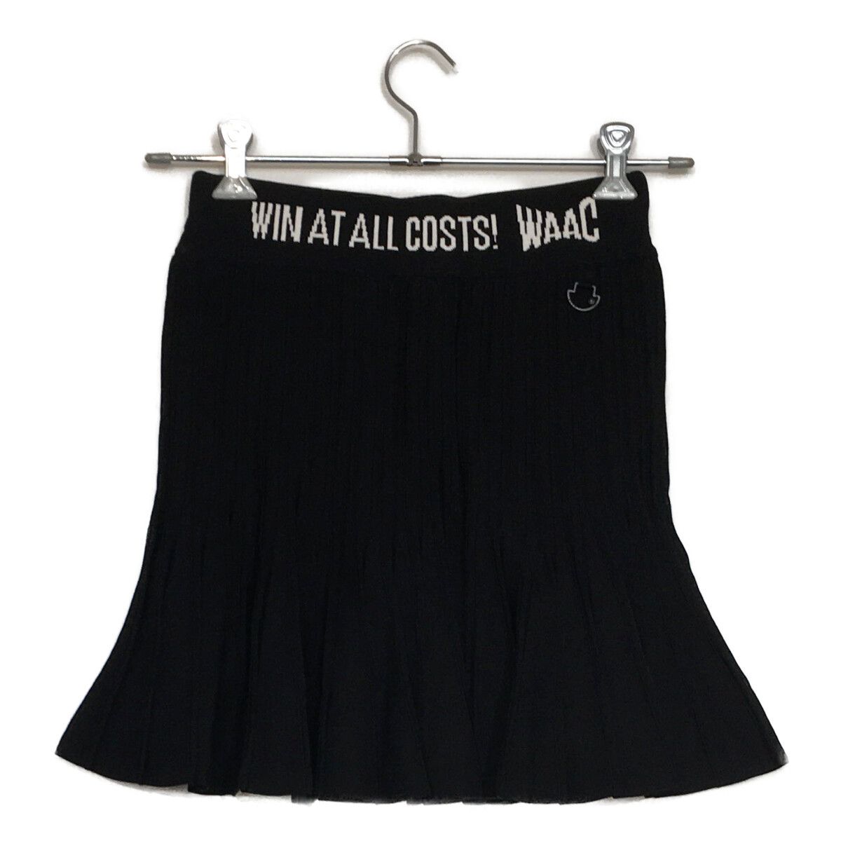 中古 レディース ワック WAAC スカート 1(S) ブラック ニット 一体型