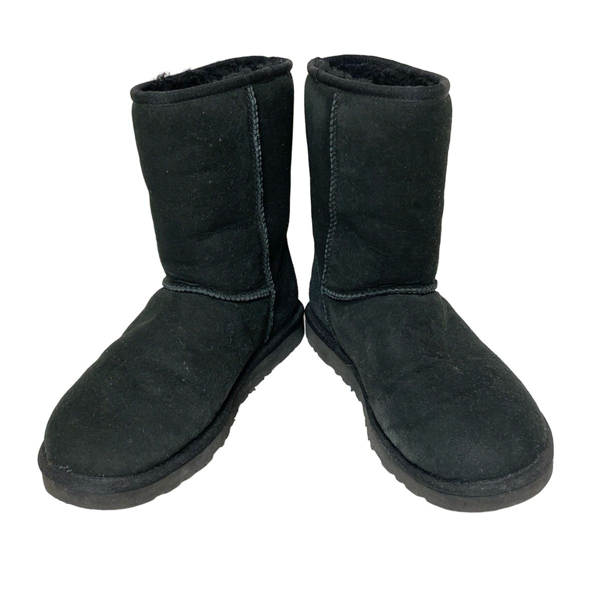 UGG(アグ) ショートブーツ 24 レディース クラシックショート 5825 黒