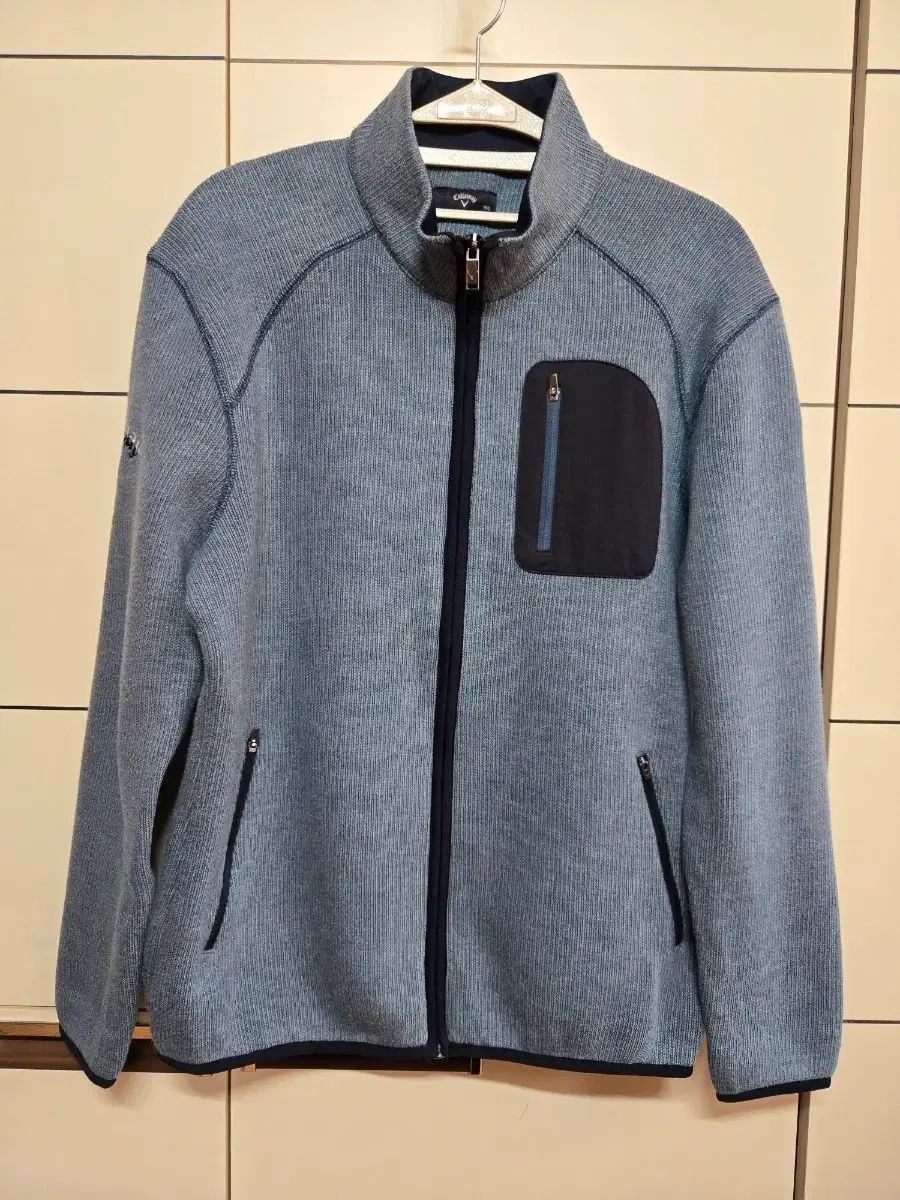 キャロウェイ ゴルフ メンズ ニット 起毛 ジップアップ