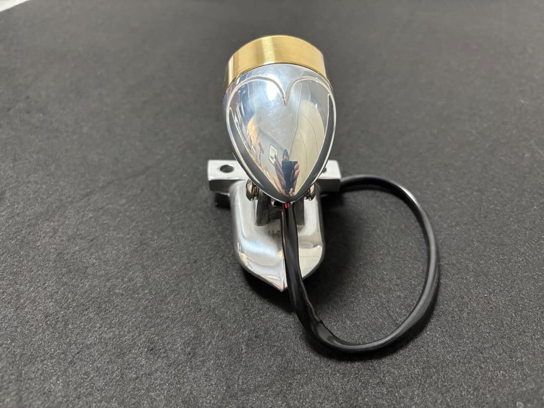 ☆TR2 真鍮製テールランプⅡ ハーレー ショベル エボ 国産アメリカン