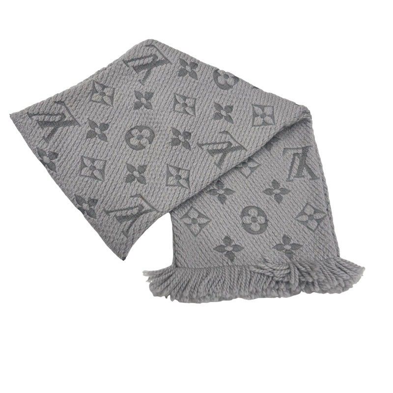 LOUIS VUITTON ルイヴィトン エシャルプ ロゴマニア M74742 ウール