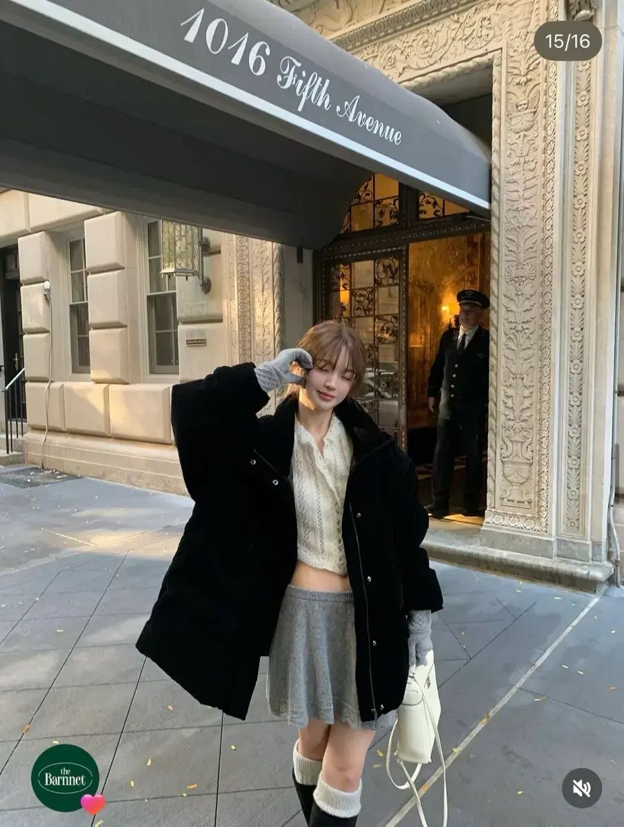 ザ バーネット OF グース ダウン ベルベット ジャケット