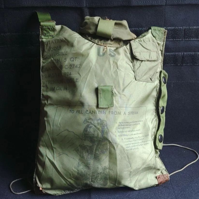希少 米軍 ベトナム戦争 5QTキャンティーン カバー 米軍 ベトナム戦争