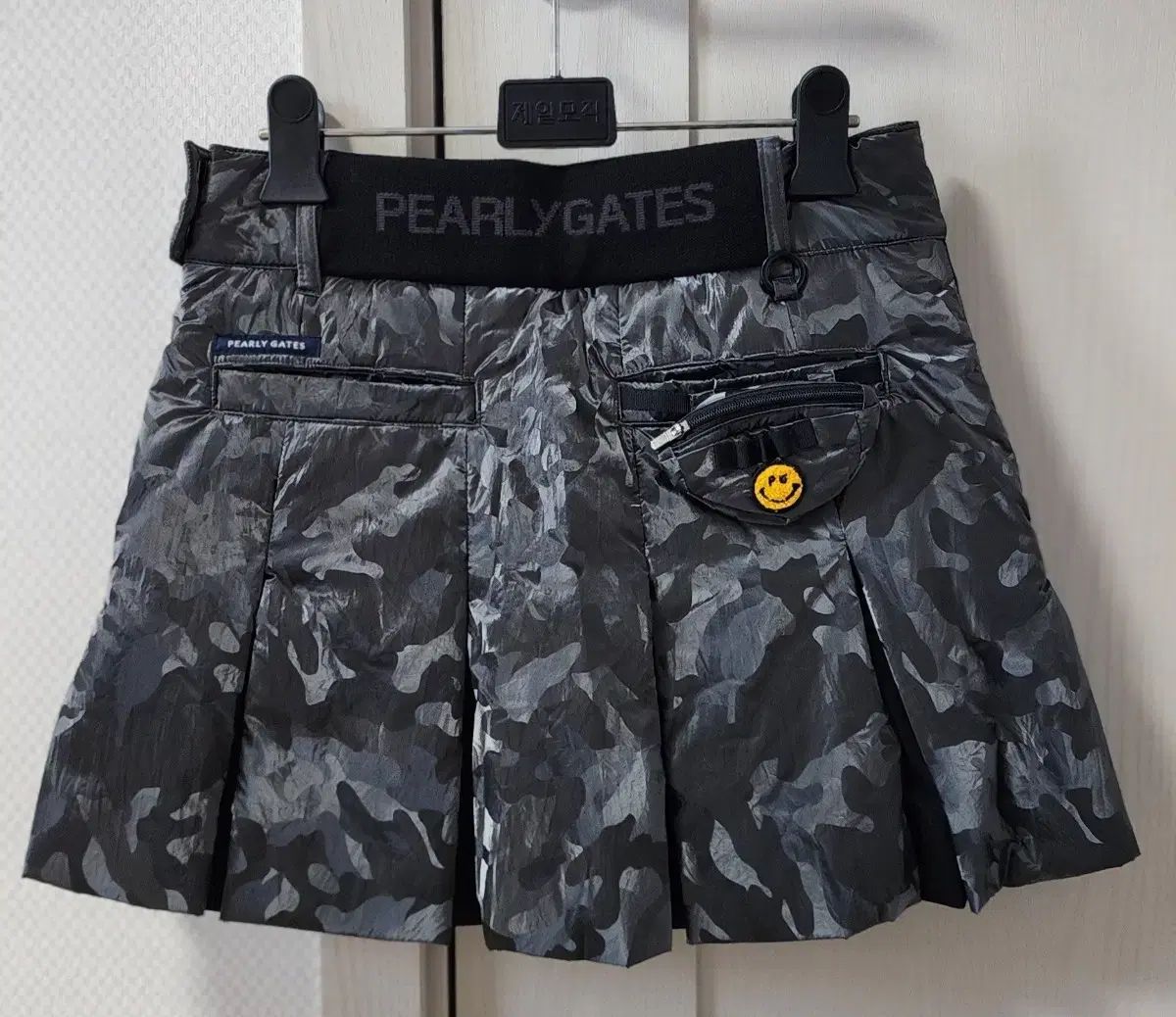 パーリーゲイツ カモフラ プリーツ ダウン スカート