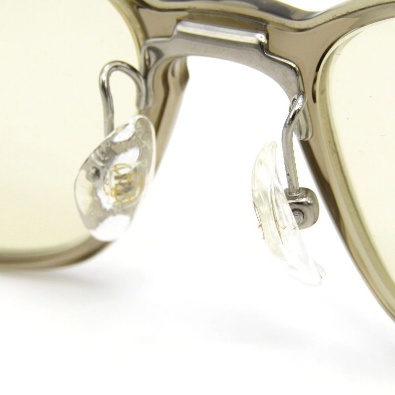 美品 999.9 フォーナインズ メガネフレーム NP-731 日本製 14 ブラウン