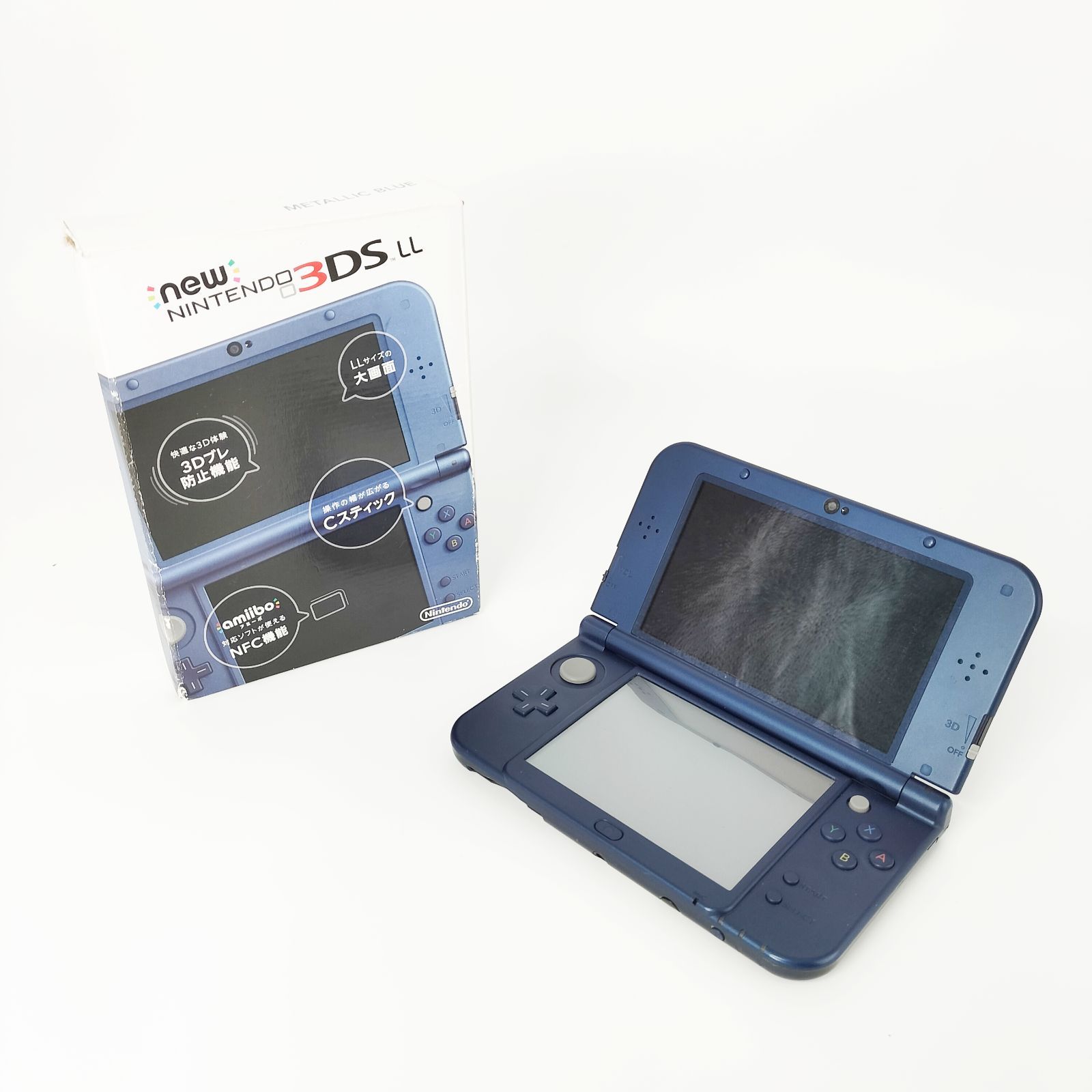 7-060 Newニンテンドー3DS LL メタリックブルー 上IPS NEW ニンテンドー 3DS LL メタリックブルー 上IPS液晶 動作品 - メルカリ