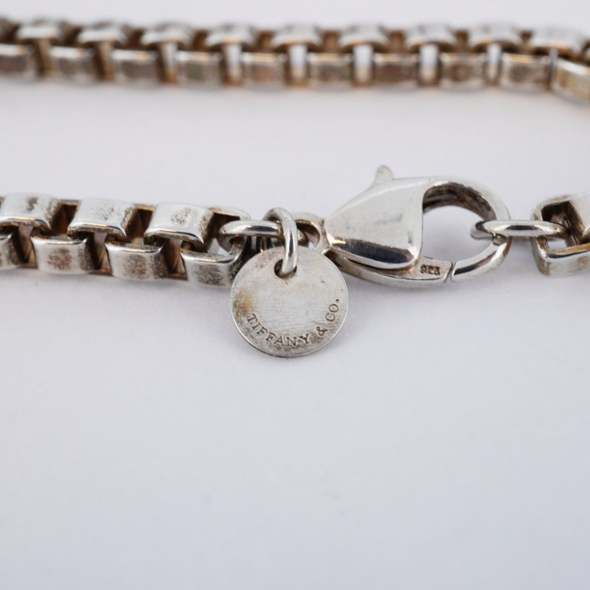 5jpb0330】ティファニー ブレスレット ベネチアン シルバー925【中古
