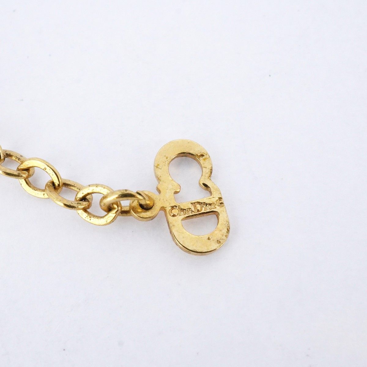 5jpb0331】クリスチャンディオール ネックレス ディオールロゴ ハート