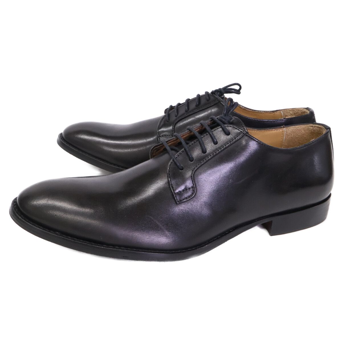 BARNEYS NEWYORK バーニーズニューヨーク 548 プレーントゥ レザー 9