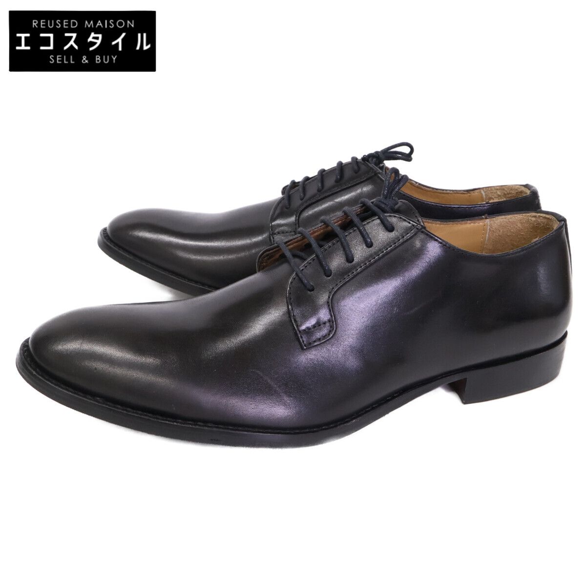 BARNEYS NEWYORK バーニーズニューヨーク 548 プレーントゥ レザー 9