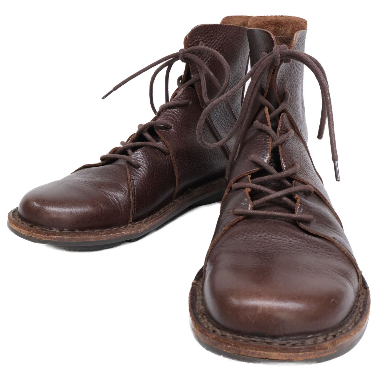 【38】trippen トリッペン NOMAD ノマド レースアップブーツ 茶 Amazon | [トリッペン] Nomad (ノマド) レザー レースアップ ブーツ 靴