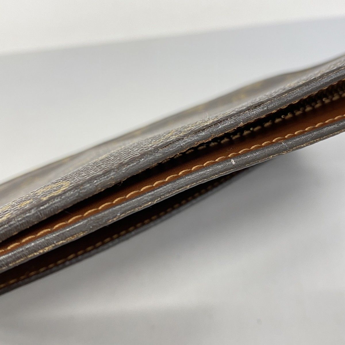  5 pc 3627 ルイヴィトン クラッチバッグ モノグラム ポシェットオム M 51795 ブラウン メンズ レディース ユニセックス クラッチバッグ バッグ