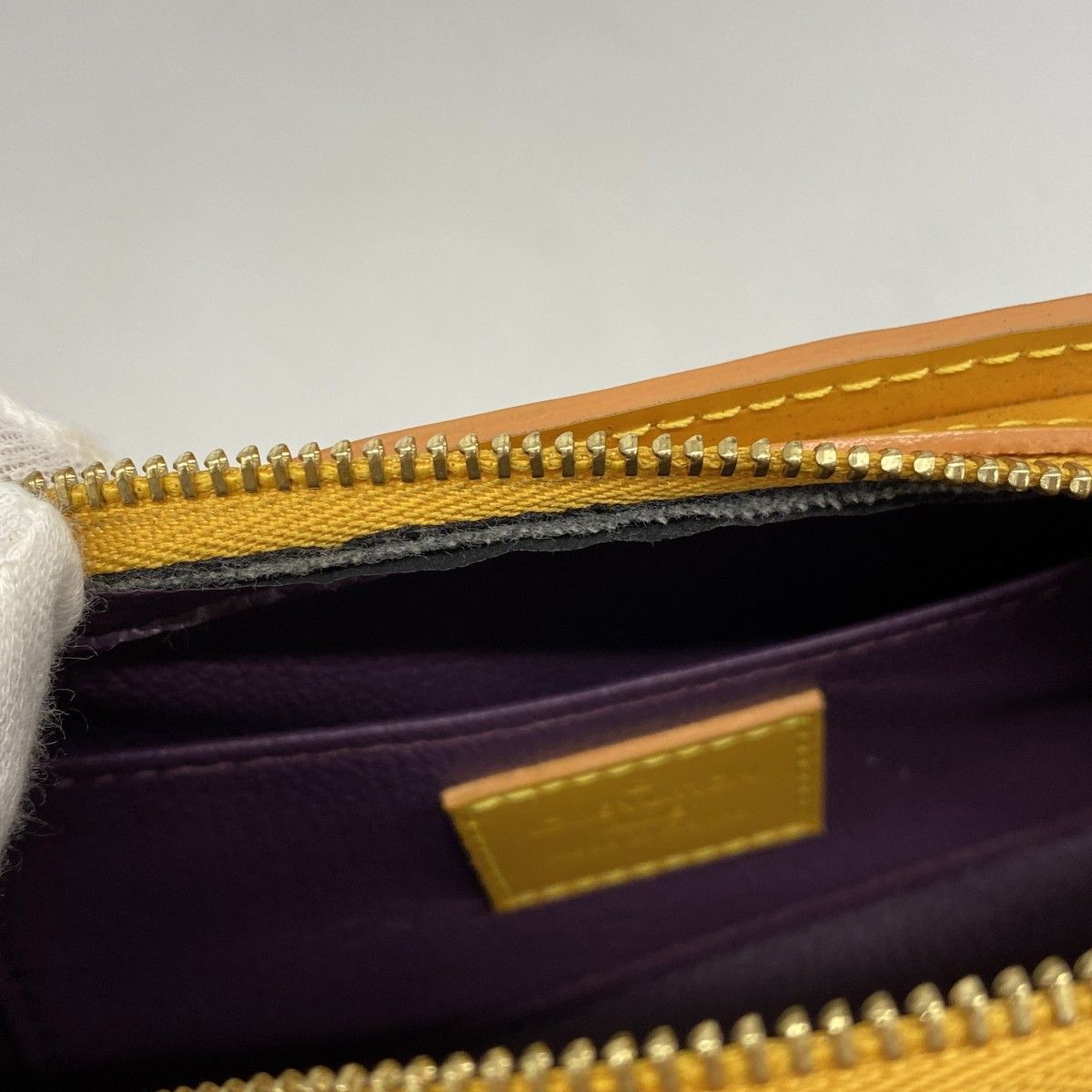 5pc3648】ルイヴィトン ポーチ エピ ドーフィーヌPM M48449 ジョーヌ