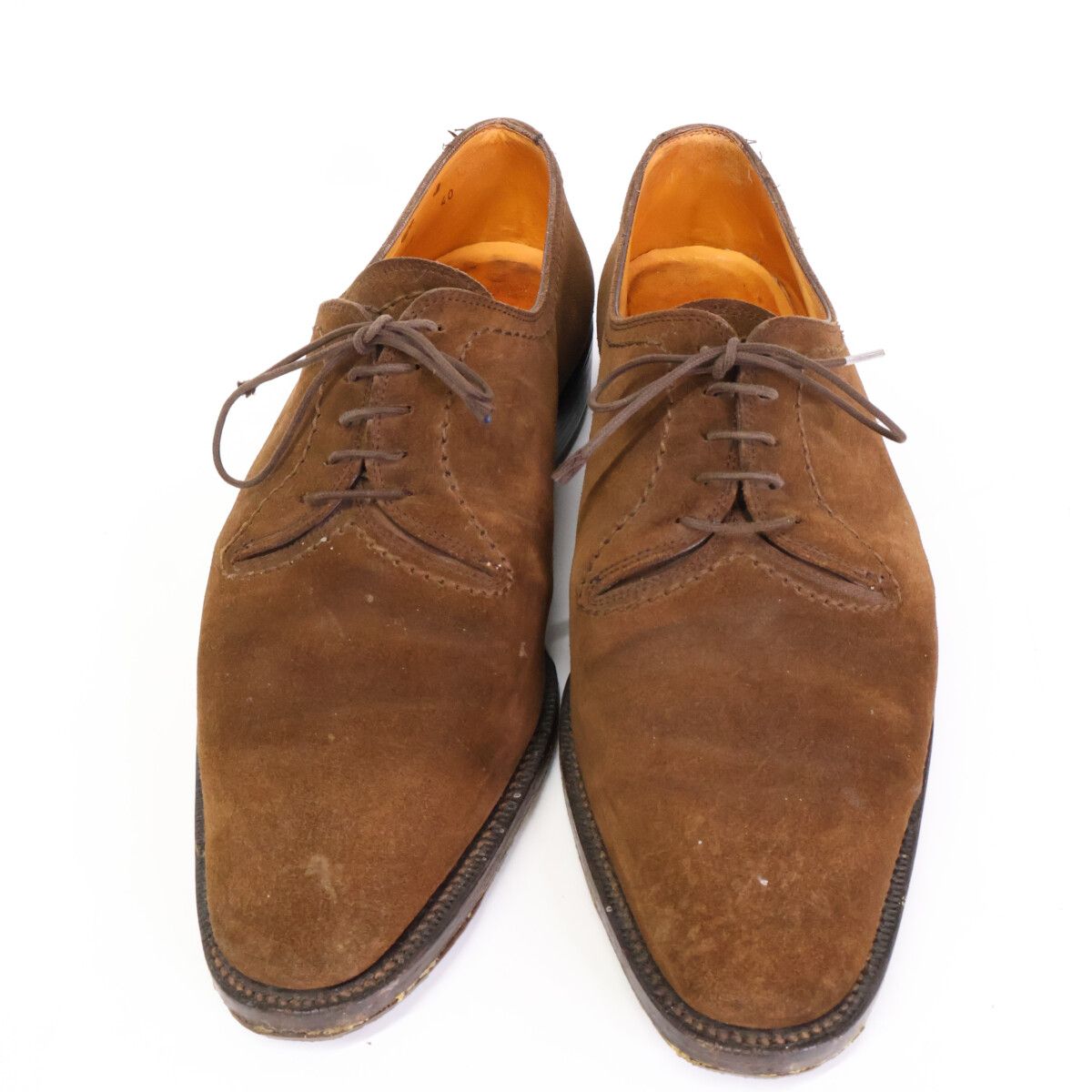  Stefano Bemer ステファノベーメル スエード プレーントゥ 40 ドレス ビジネスシューズ ブーツ 革靴