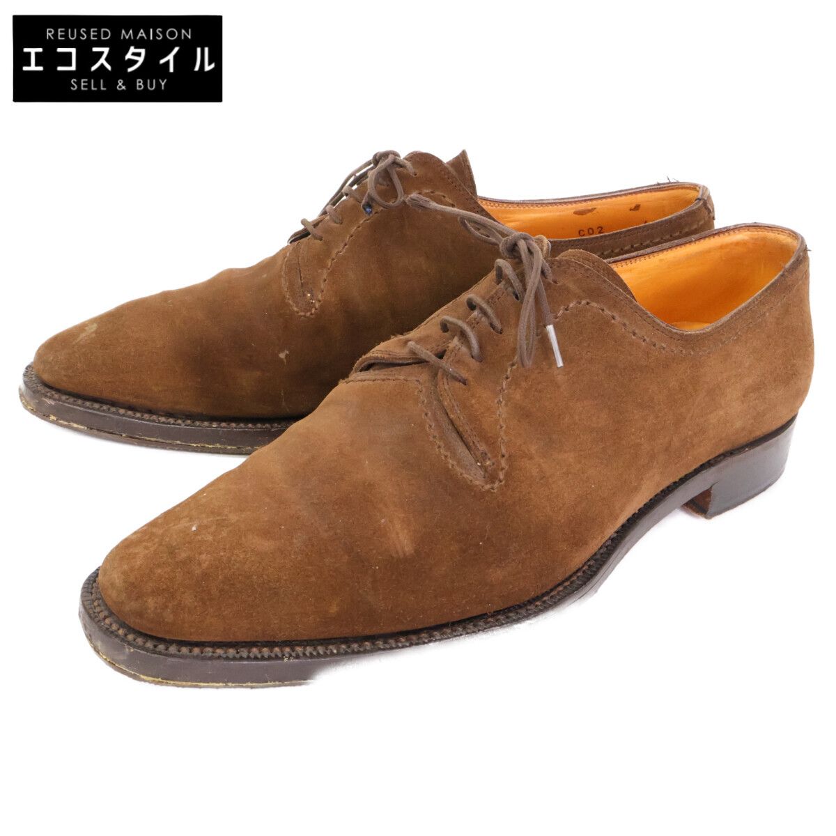 Stefano Bemer ステファノベーメル スエード プレーントゥ 40