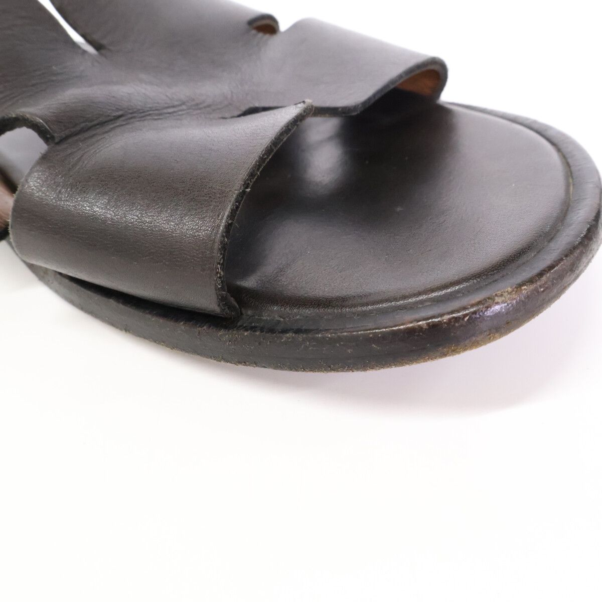 HERMES エルメス イズミール レザーサンダル/ 42 - メルカリ