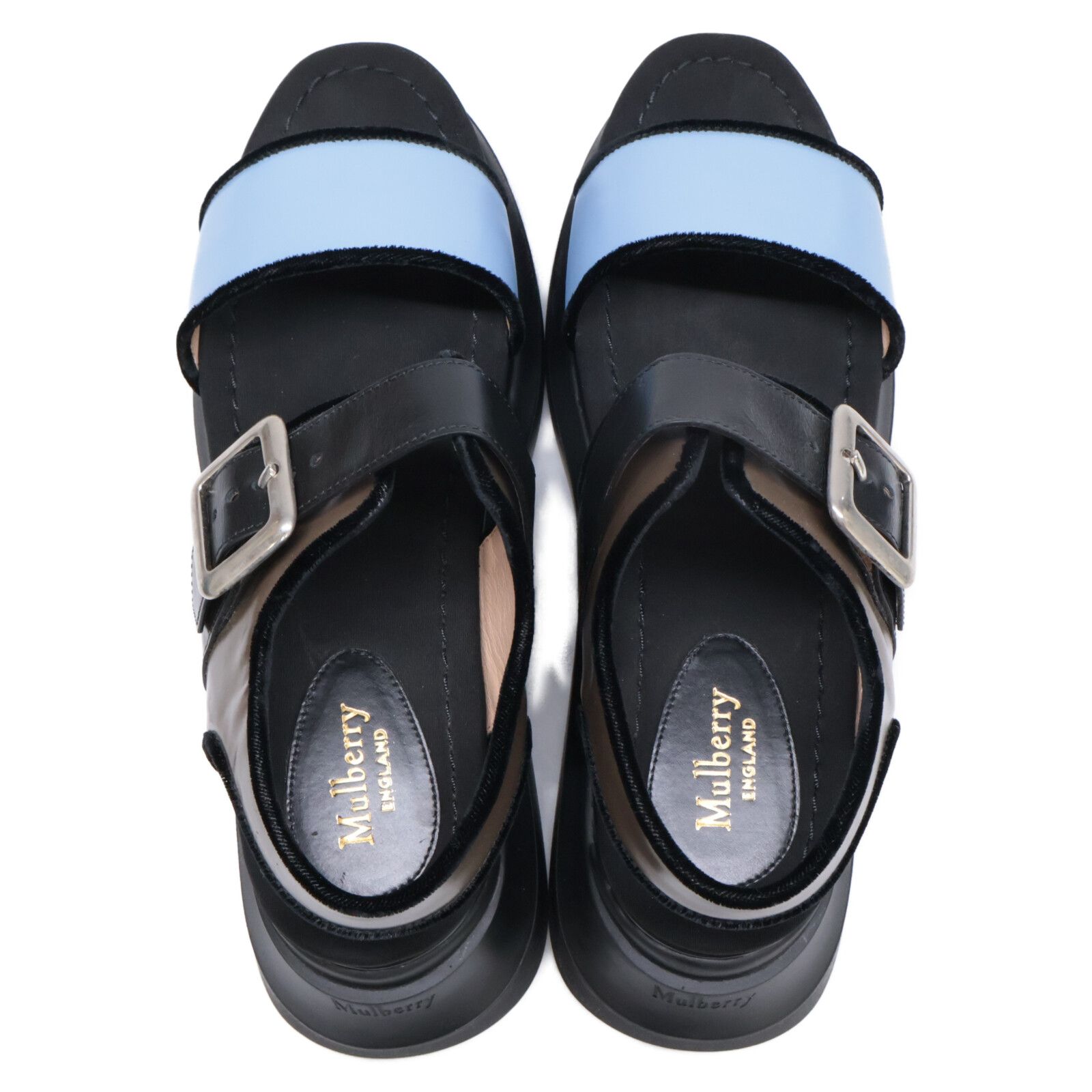  マルベリー オープントゥ プラットフォーム サンダル 37 サンダル サンダル ミュール