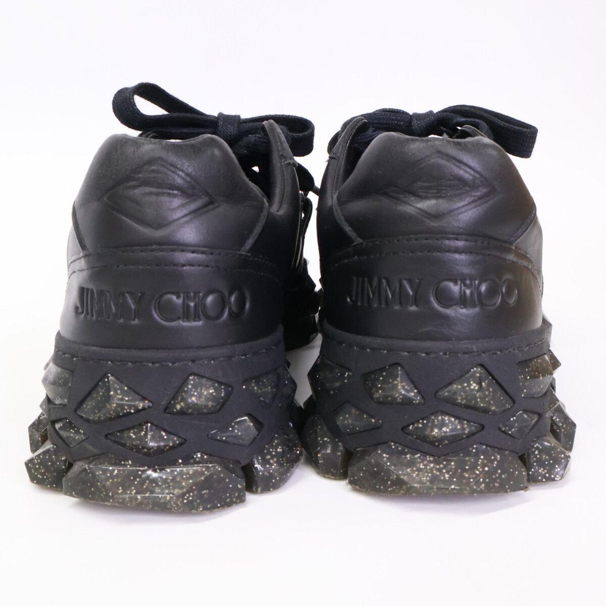 JIMMY CHOO ジミーチュウ DIAMOND ビジューストラップ レザー