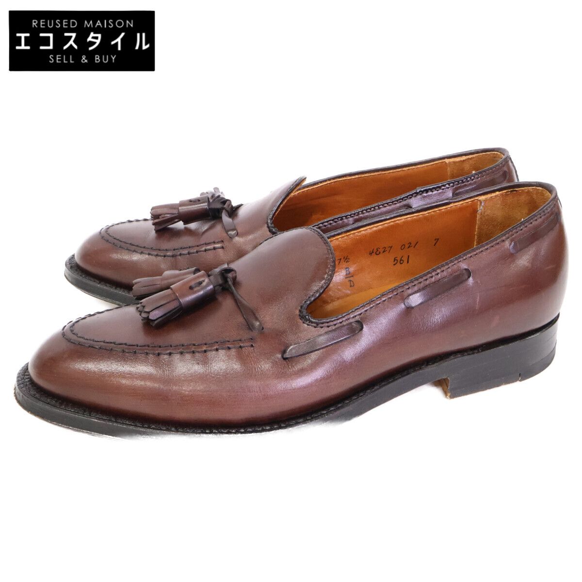 Alden オールデン 561 アバディーンラスト タッセルモカシンローファー 7 1 2